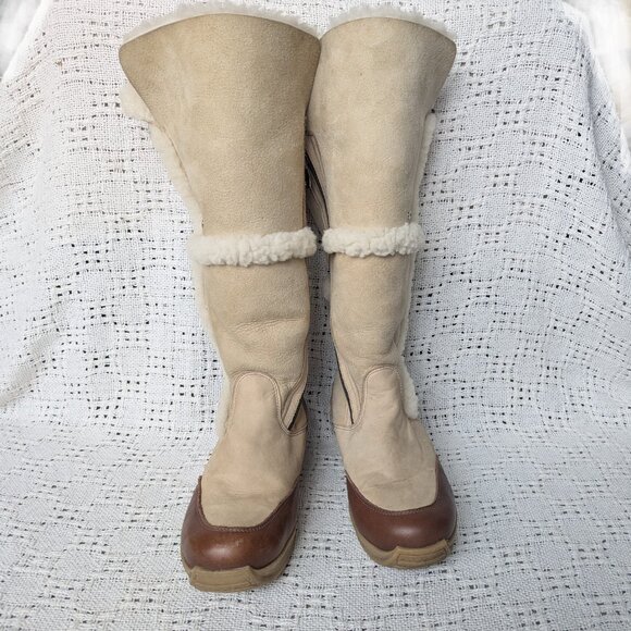 Pajar Igloo Shearling Winter Boots Women's 7 Tall Shaft Made in Canada - Picture 2 of 10